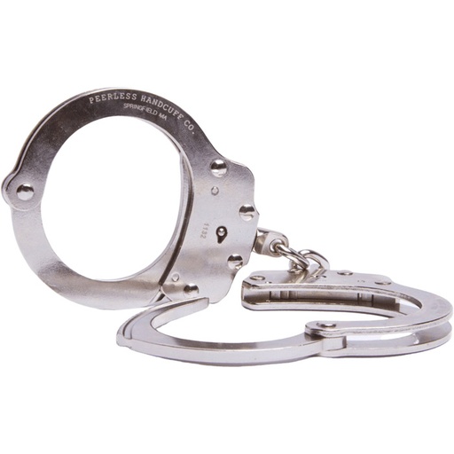 [PEER-CHAIN-SIL] Peerless Chain Link Stainless Handcuffs
